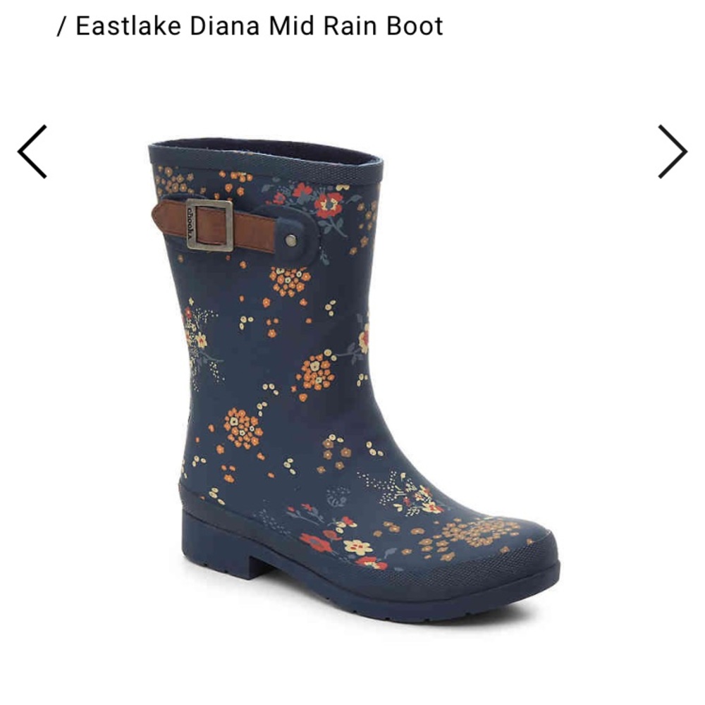 Rain Boots, Floral Print, Chooka